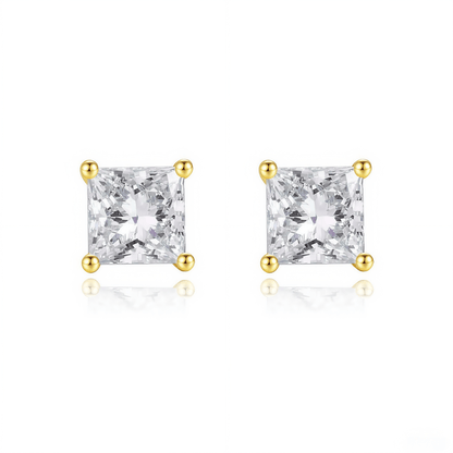 The Geometric Princess Earrings - SparkLab Gems