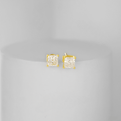 The Geometric Princess Earrings - SparkLab Gems