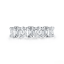 The Harmony - Oval and Emerald Cut Mixed Eternity Band - SparkLab Gems