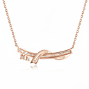 The Infinity Knot Smile Necklace - SparkLab Gems