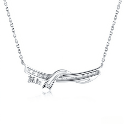 The Infinity Knot Smile Necklace - SparkLab Gems