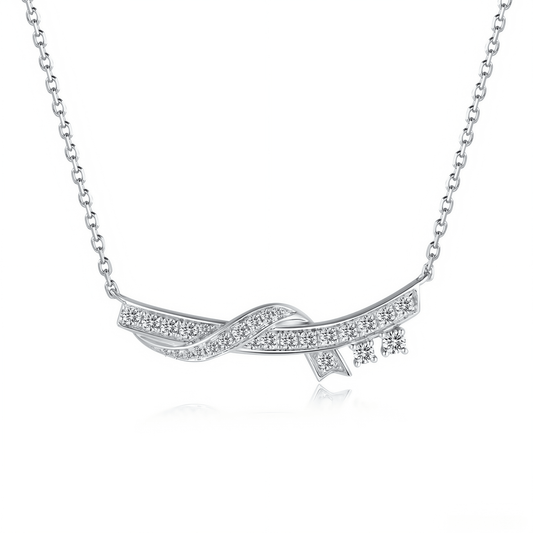 The Infinity Knot Smile Necklace - SparkLab Gems