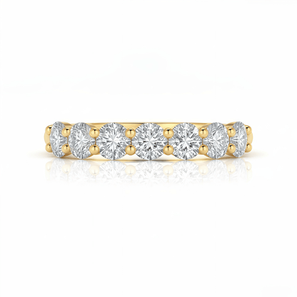 The Lucky Seven Diamond Ring - SparkLab Gems