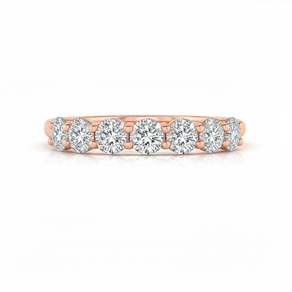 The Lucky Seven Diamond Ring - SparkLab Gems