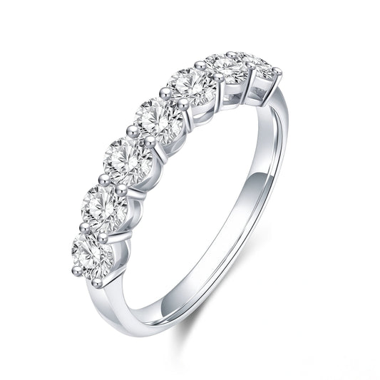The Lucky Seven Diamond Ring - SparkLab Gems