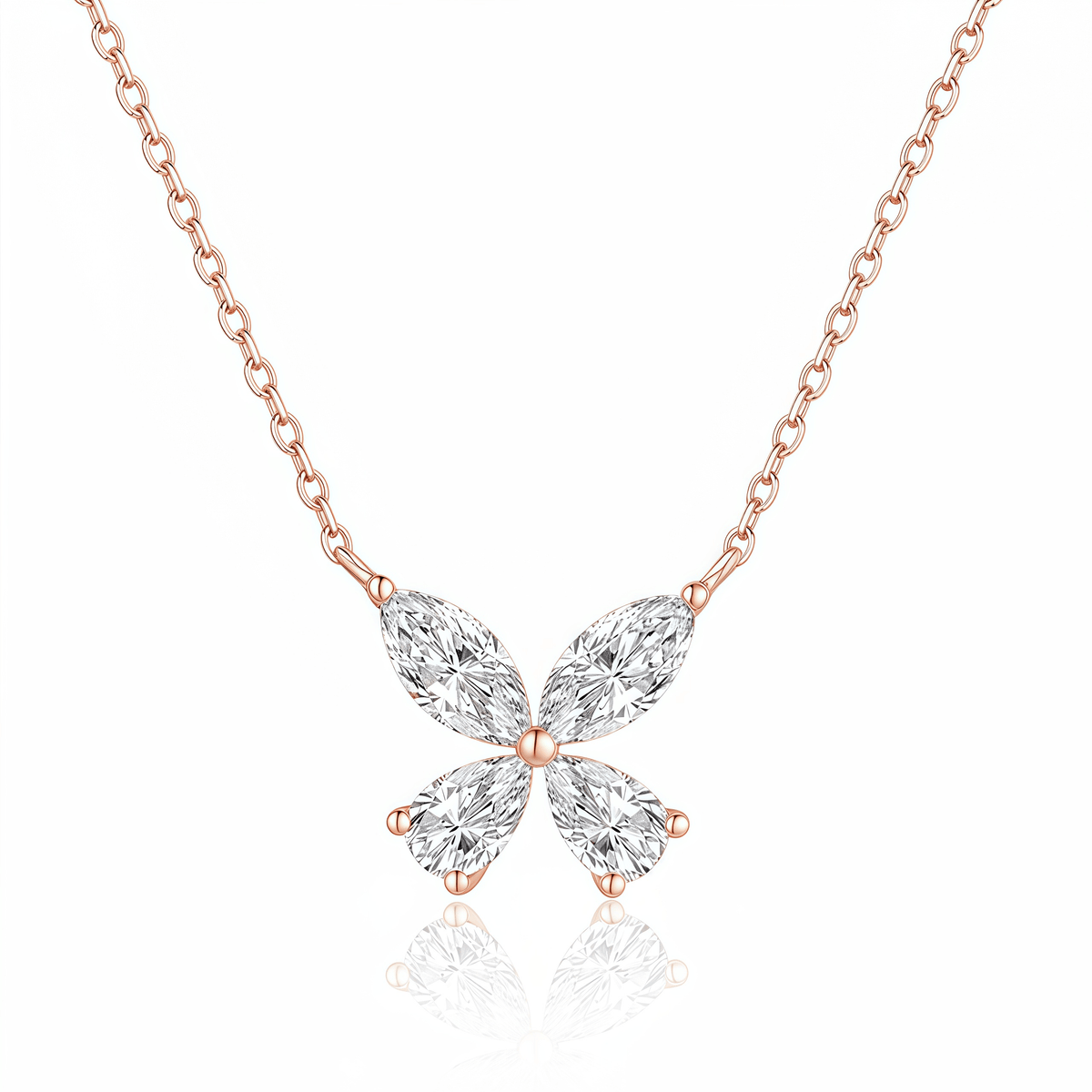 The Marquise Butterfly Pendant - SparkLab Gems