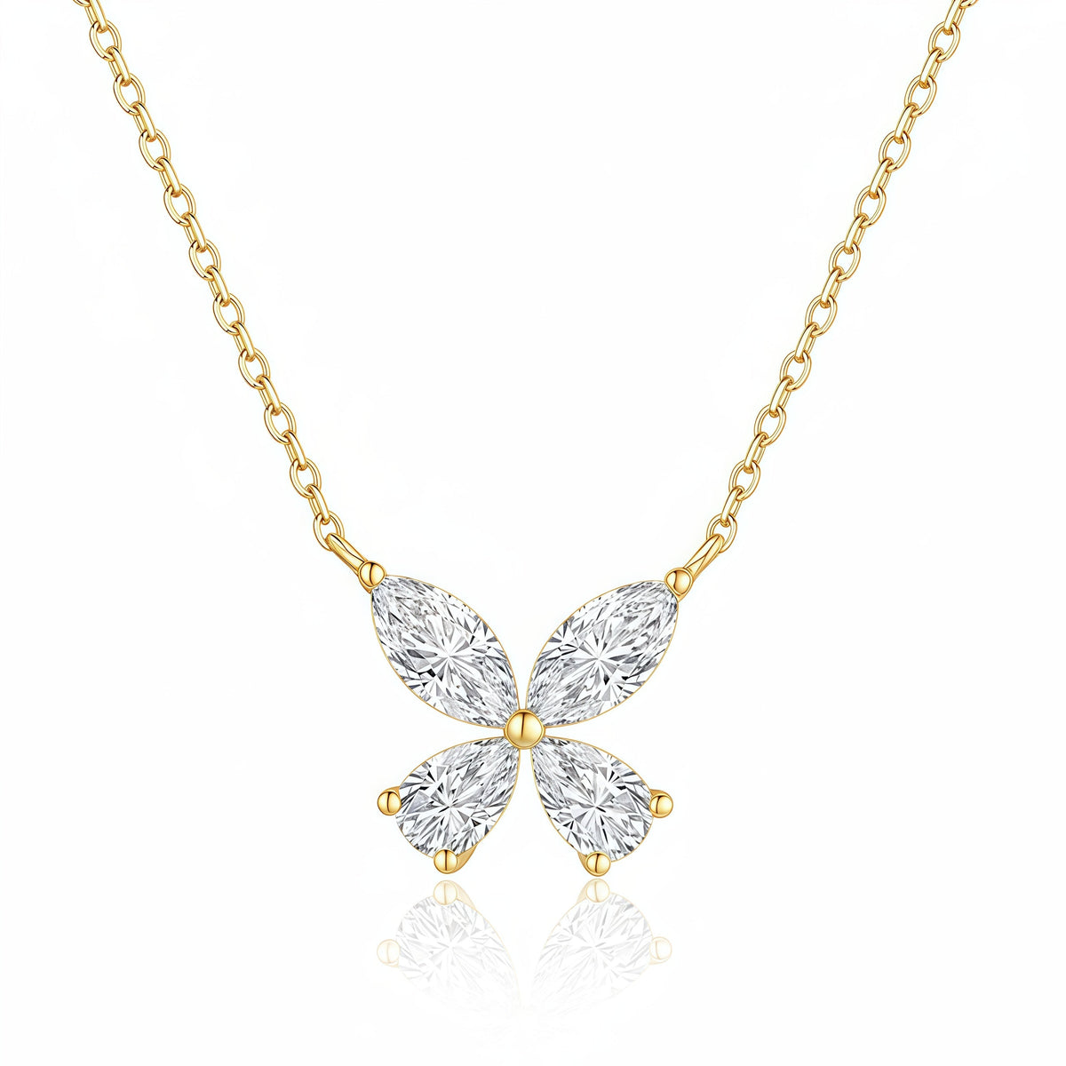 The Marquise Butterfly Pendant - SparkLab Gems