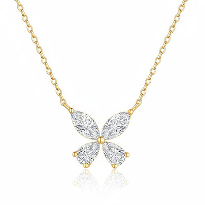 The Marquise Butterfly Pendant - SparkLab Gems