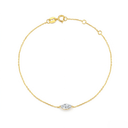 The Marquise Solitaire Chain Bracelet - SparkLab Gems