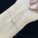 The Marquise Solitaire Chain Bracelet - SparkLab Gems