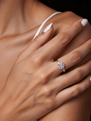The Minimalist 4 - Prong Ring - SparkLab Gems