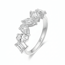 The Mixed Fancy Cut Ring - SparkLab Gems