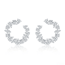 The Mixed - Shape Diamond Open Hoops - SparkLab Gems