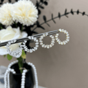 The Mixed - Shape Diamond Open Hoops - SparkLab Gems