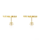 The Mixed - Shape Diamond Open Hoops - SparkLab Gems