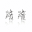 The Mixed - Shape Mosaic Earrings - SparkLab Gems