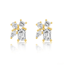 The Mixed - Shape Mosaic Earrings - SparkLab Gems
