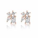 The Mixed - Shape Mosaic Earrings - SparkLab Gems