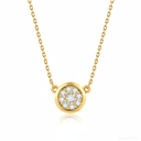 The Modern Bezel Cluster Necklace - SparkLab Gems