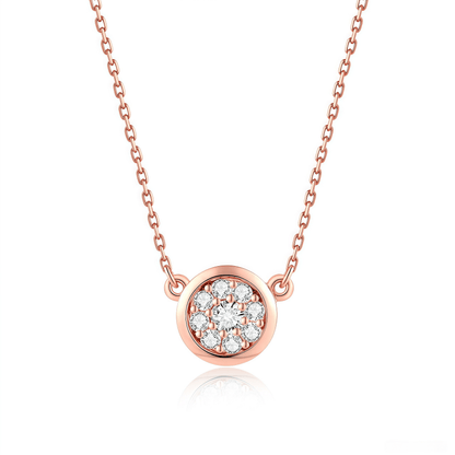 The Modern Bezel Cluster Necklace - SparkLab Gems
