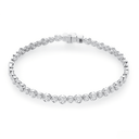 The Modern Bezel Tennis Bracelet - SparkLab Gems