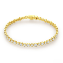The Modern Bezel Tennis Bracelet - SparkLab Gems