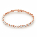 The Modern Bezel Tennis Bracelet - SparkLab Gems