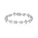 The Multi - Fancy Diamond Bracelet - SparkLab Gems