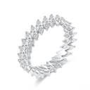 The North - South Marquise Eternity Band - SparkLab Gems