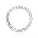 The North - South Marquise Eternity Band - SparkLab Gems