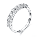 The Oval Diamond Eternity Band - SparkLab Gems