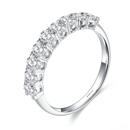 The Oval Diamond Eternity Band - SparkLab Gems