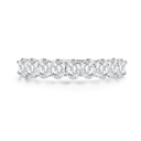 The Oval Diamond Eternity Band - SparkLab Gems