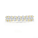 The Oval Diamond Eternity Band - SparkLab Gems