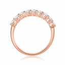 The Oval Diamond Eternity Band - SparkLab Gems