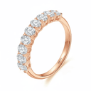 The Oval Diamond Eternity Band - SparkLab Gems
