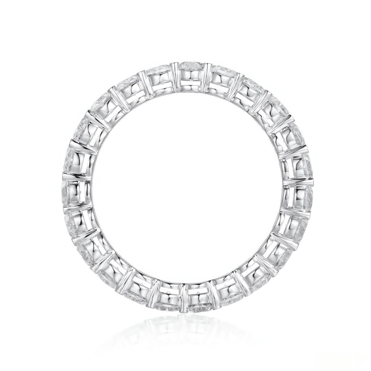 The Oval Diamond Eternity Ring - SparkLab Gems