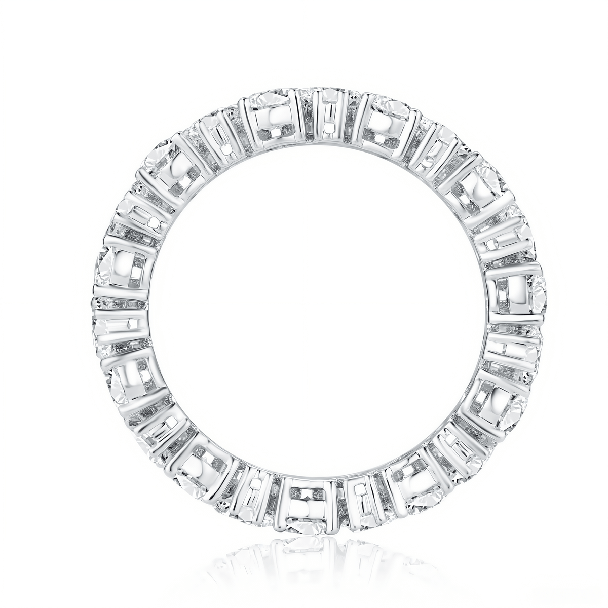 The Pear Diamond Eternity Ring - SparkLab Gems