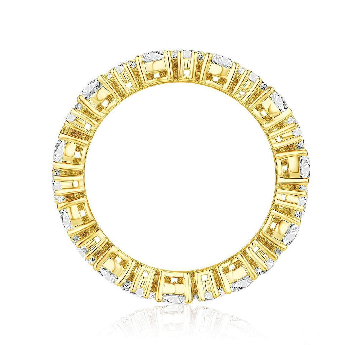 The Pear Diamond Eternity Ring - SparkLab Gems