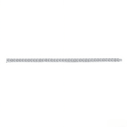 The Princess Cut Channel Bracelet - SparkLab Gems