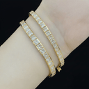 The Princess Cut Channel Bracelet - SparkLab Gems
