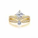 The Princess & Pear Illusion Ring - SparkLab Gems