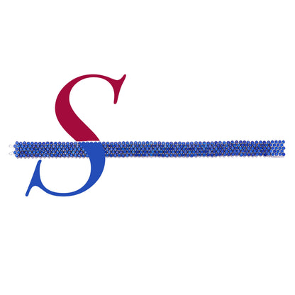 The Reversible Classic blue sapphire face laid flat