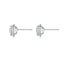 The Romantic Heart Halo Studs - SparkLab Gems