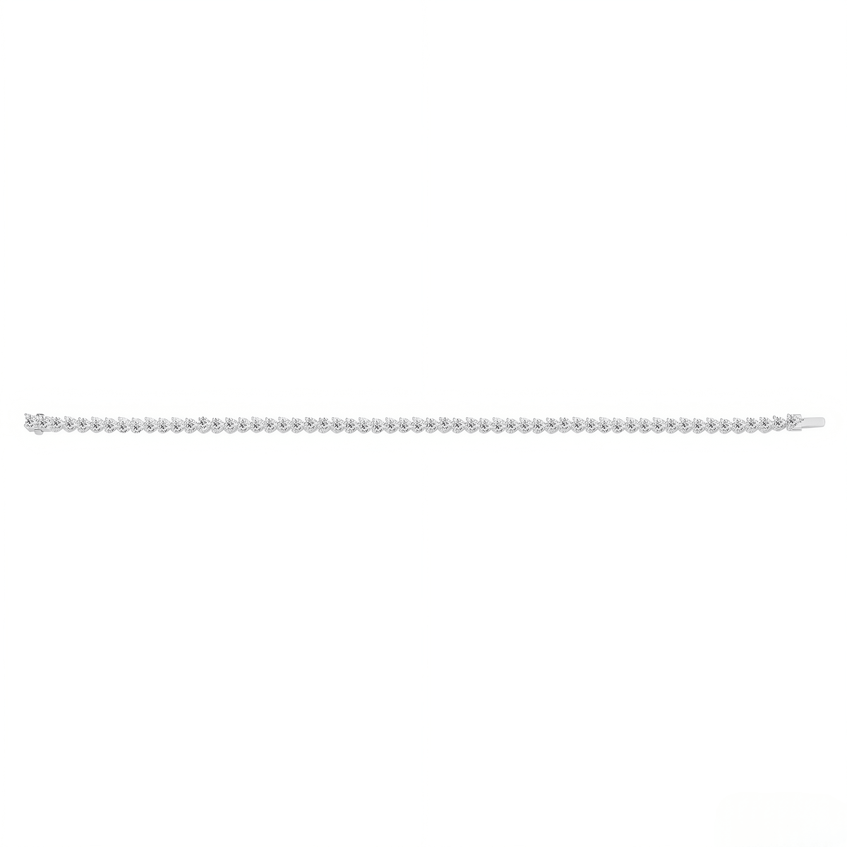 The Romantic Heart Tennis Bracelet - SparkLab Gems