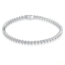 The Romantic Heart Tennis Bracelet - SparkLab Gems