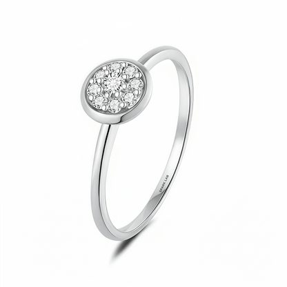 The Round Composite Cluster Ring - SparkLab Gems