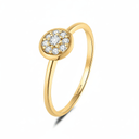 The Round Composite Cluster Ring - SparkLab Gems