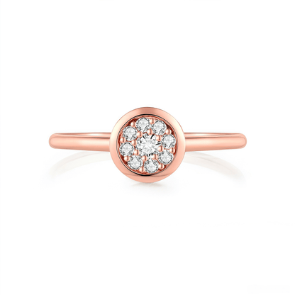 The Round Composite Cluster Ring - SparkLab Gems