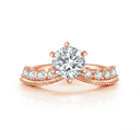 The Royal Tiara Engagement Ring - SparkLab Gems